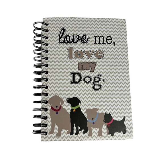 “Love me love my Dog” Spiral Notebook Journal - Picture 1 of 7